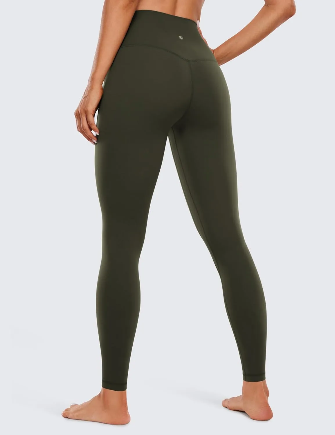 CRZ YOGA Womens Butterluxe High Waisted Yoga Leggings 28" - Double Seamed Buttery Soft Comfy Athletic Gym Workout Pants
