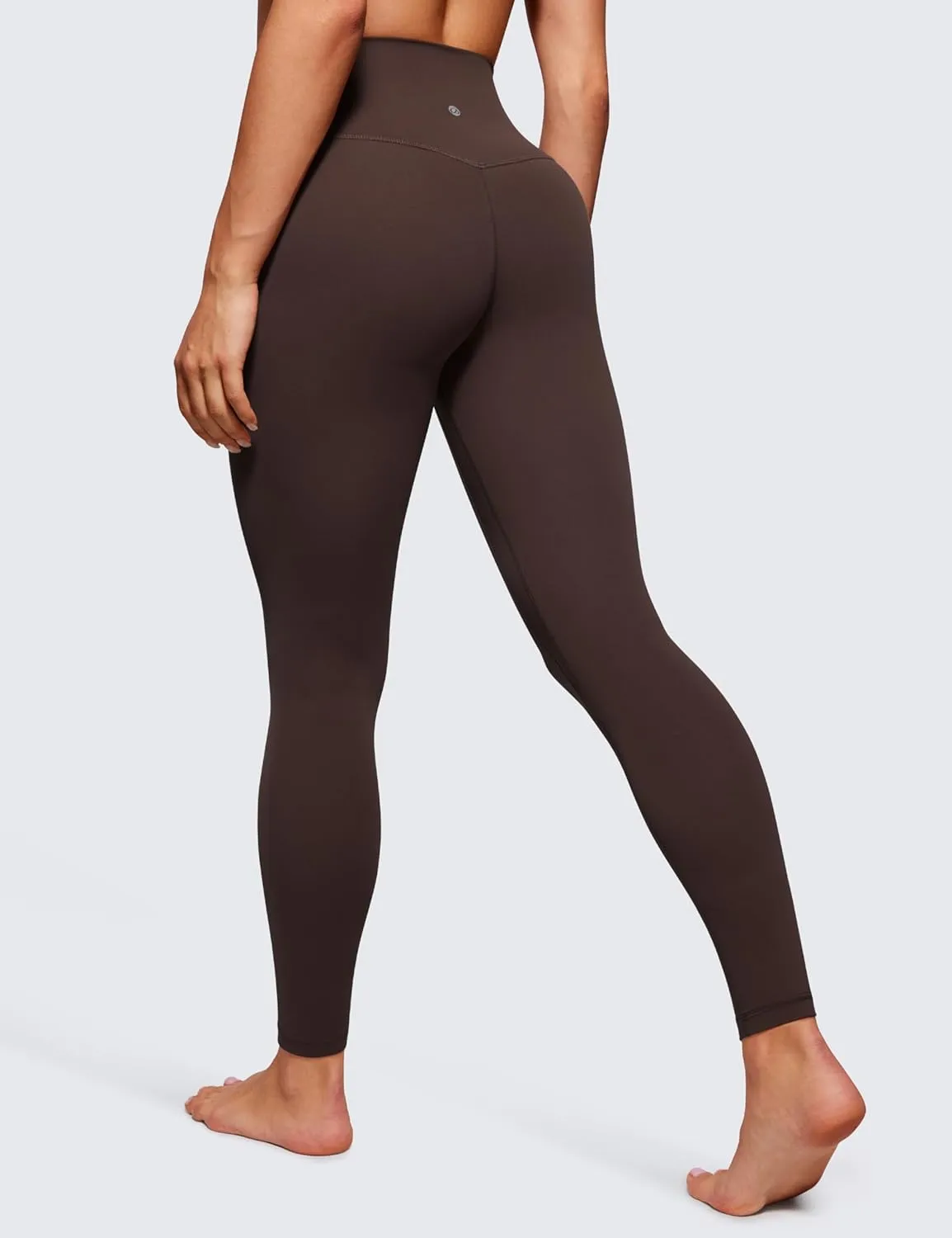 CRZ YOGA Womens Butterluxe High Waisted Yoga Leggings 28" - Double Seamed Buttery Soft Comfy Athletic Gym Workout Pants
