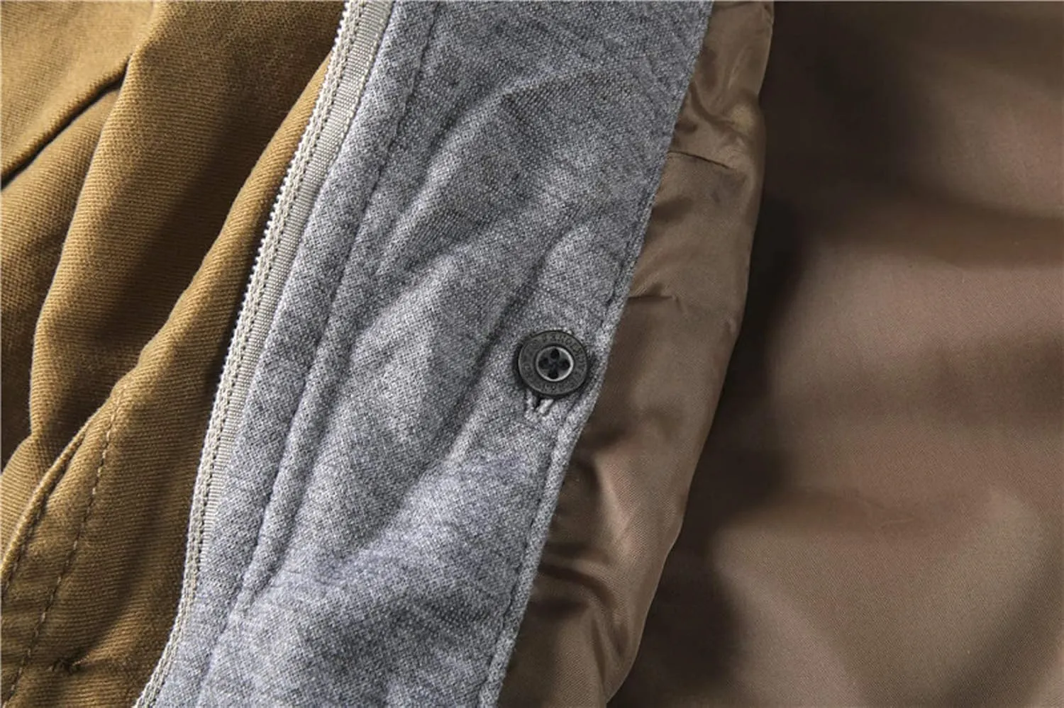 ebossy Man's Stylish Detachable Hooded Slim 2 Button Casual Blazer Jacket