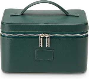 ETOILE - Vanity Case Forest - Stylish Travel Makeup Bag Organizer with Dividers