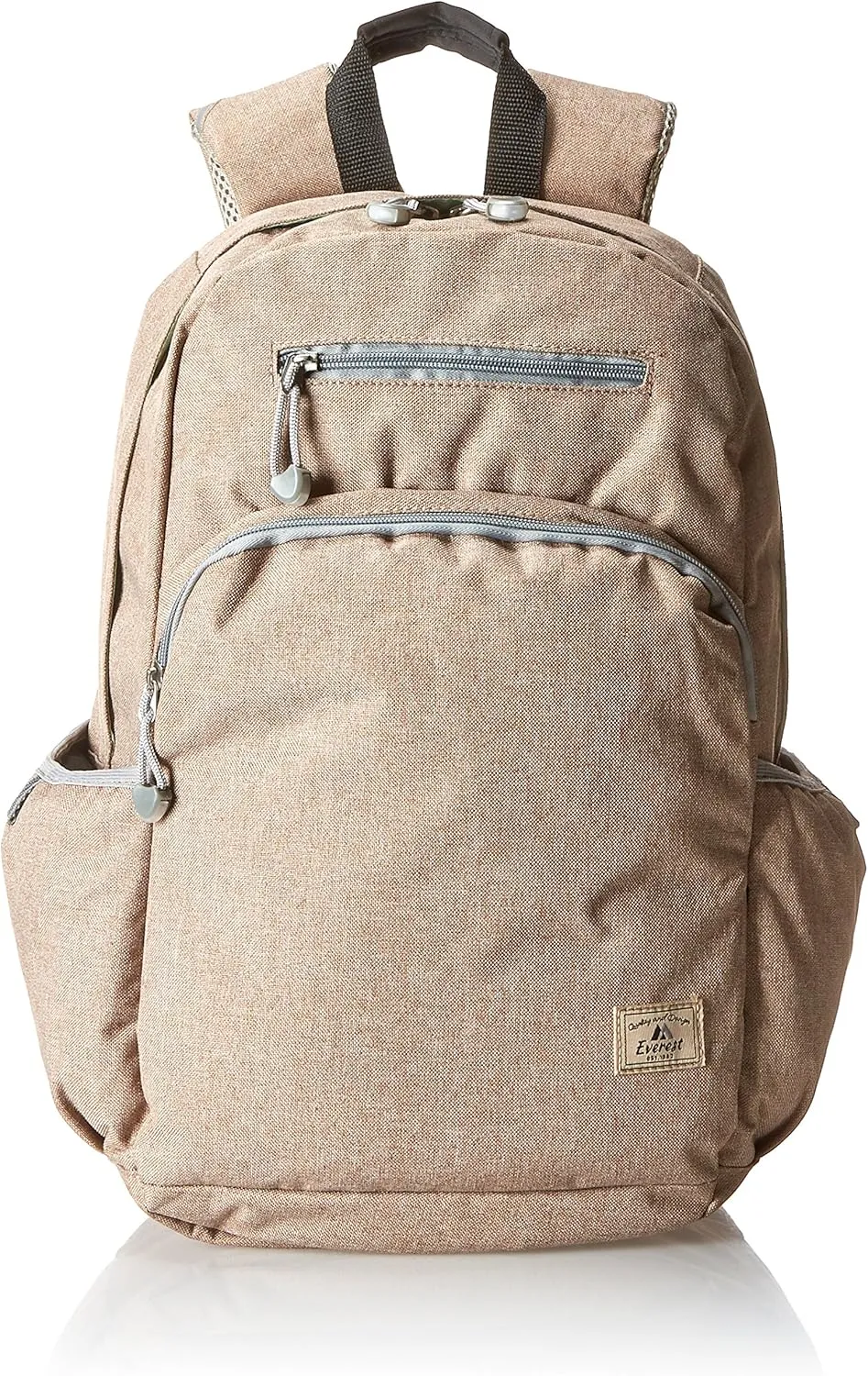 Everest Stylish Laptop Backpack, Tan, One Size