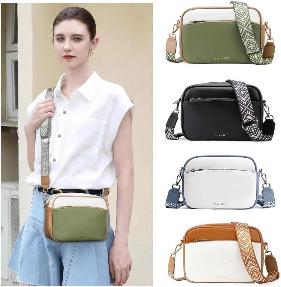 Fashion PU Leather Shoulder Bag For Women With Unique Guitar Strap Casual Satchel Fashionable Crossbody Purse
