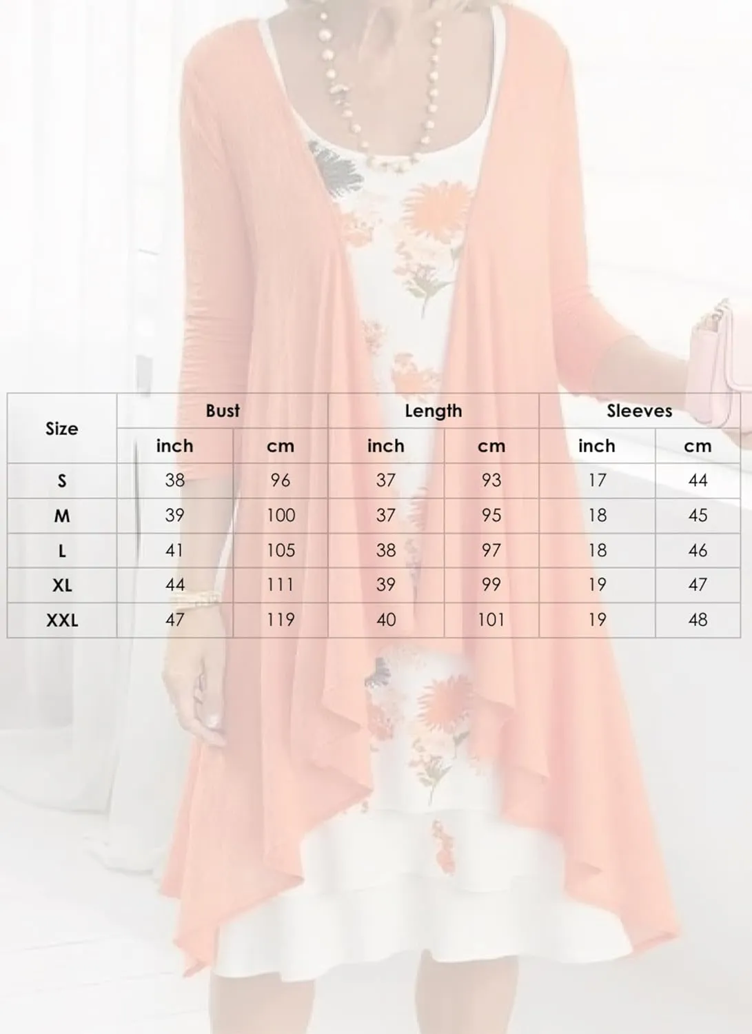 Floral Print Mini Dress for Women Elegant Crewneck 3/4 Sleeve Tiered A-Line Casual Dress with Matching Cardigan