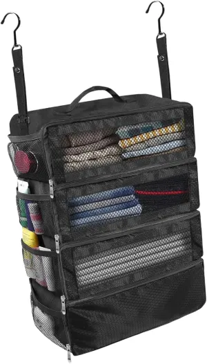 Foldable Travel Clothes Storage Bag Unique Foldable Clothing Storage Bag With Multiple Sections For Neat Arrangement