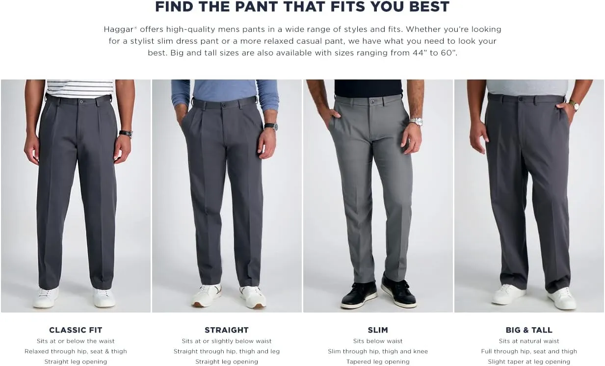 Haggar Men's The Active Series Everyday Pant