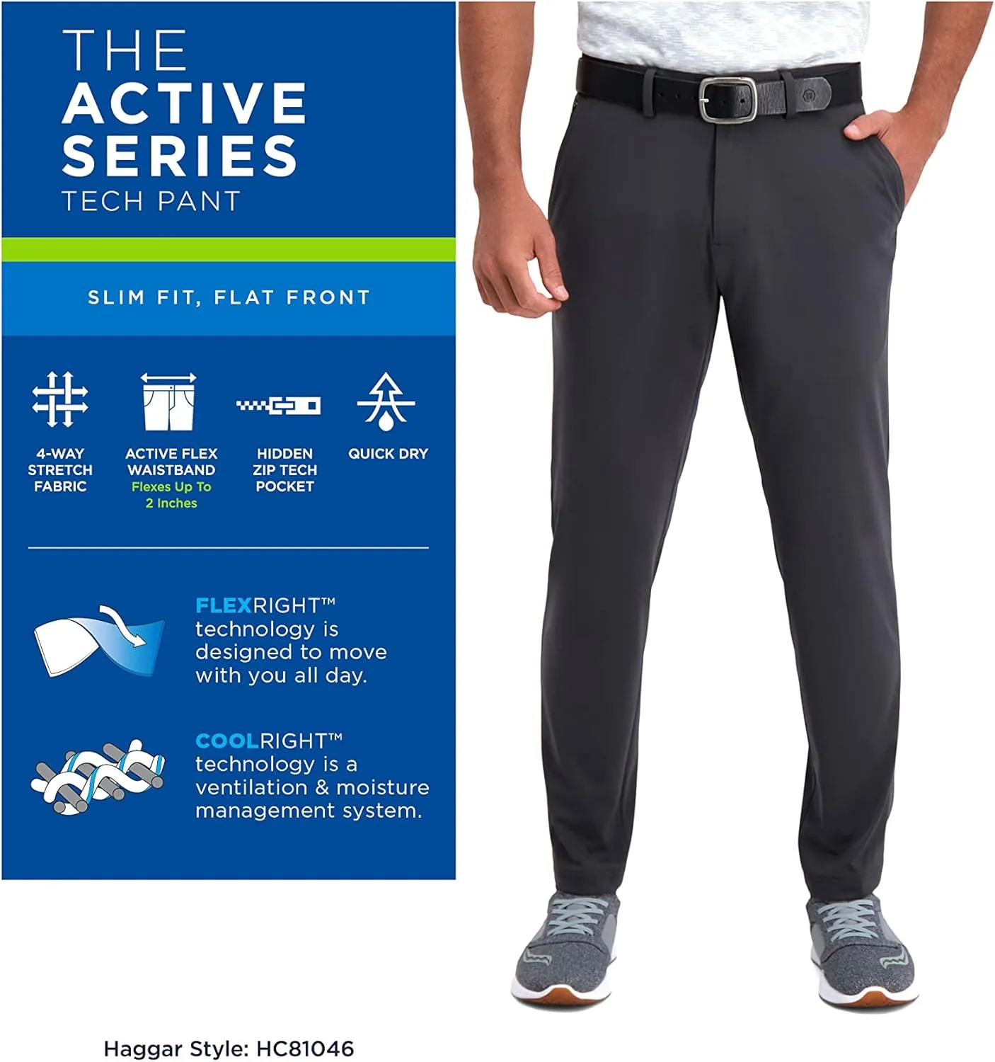 Haggar Men's The Active Series Everyday Pant