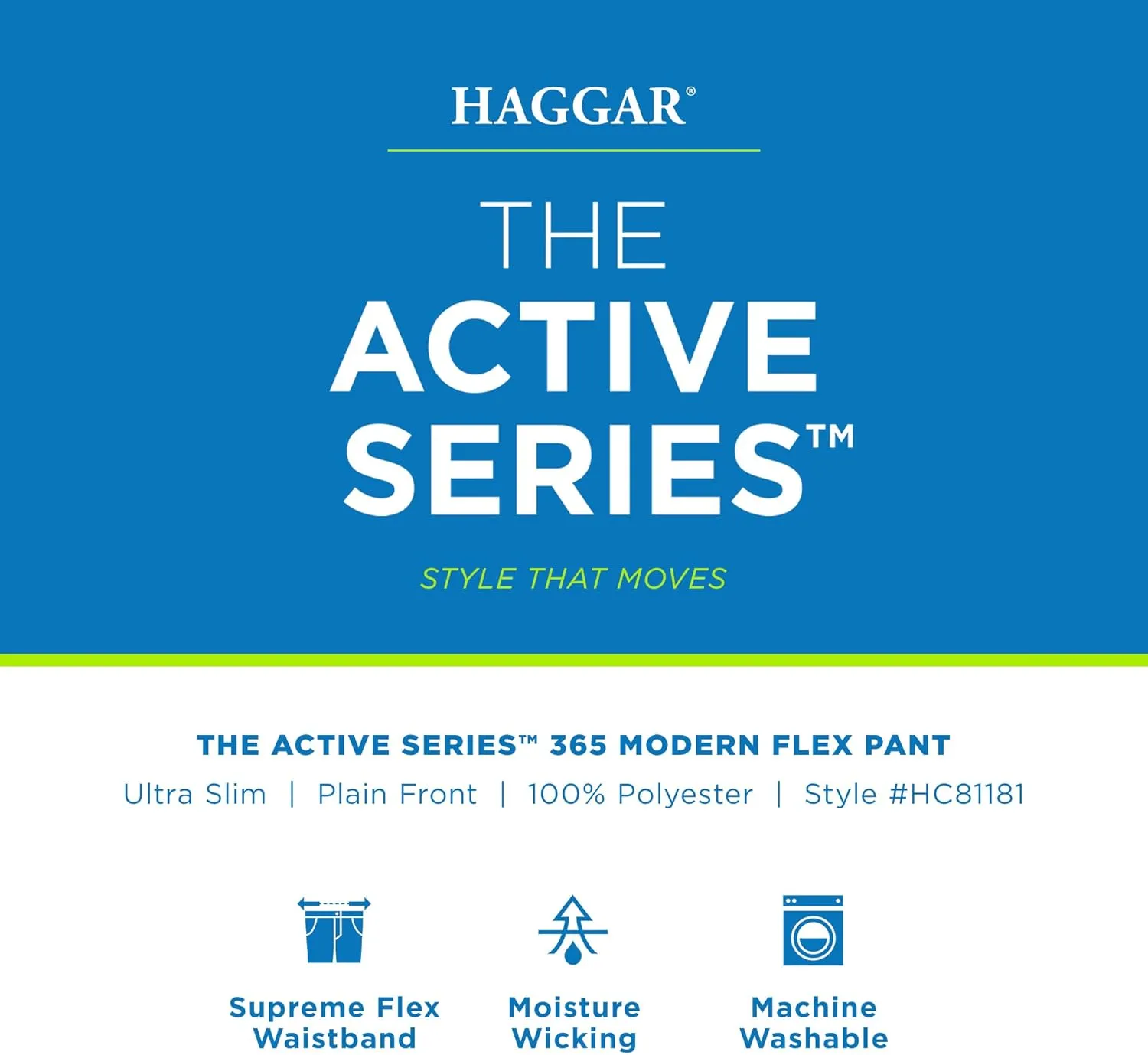 Haggar Men's The Active Series Everyday Pant