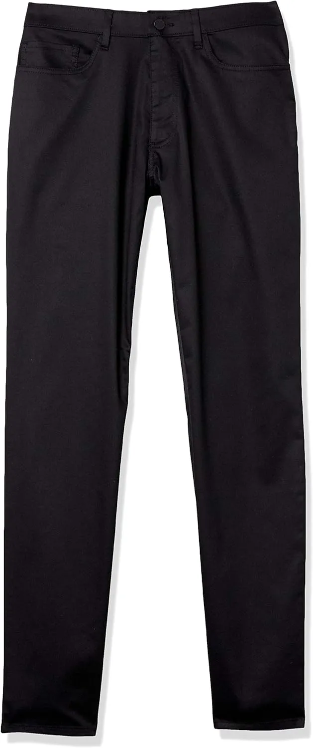 Haggar Men's The Active Series Slim Fit Flat Front Pant