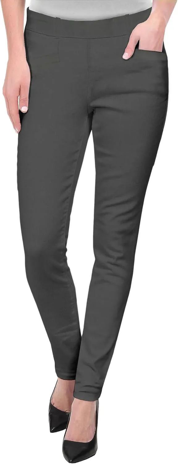 Hybrid & Company Super Comfy Stretch with Full Elastic Waist Pull On Millennium Twill Pant