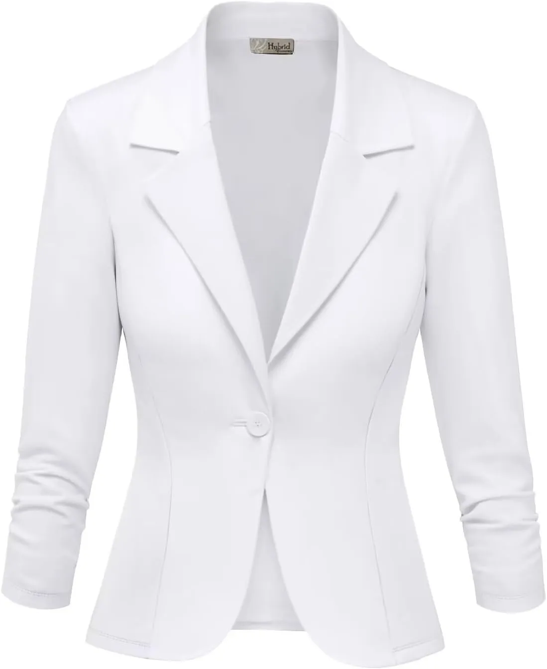 Hybrid & Company Women Super Comfy Ponte Office Blazer