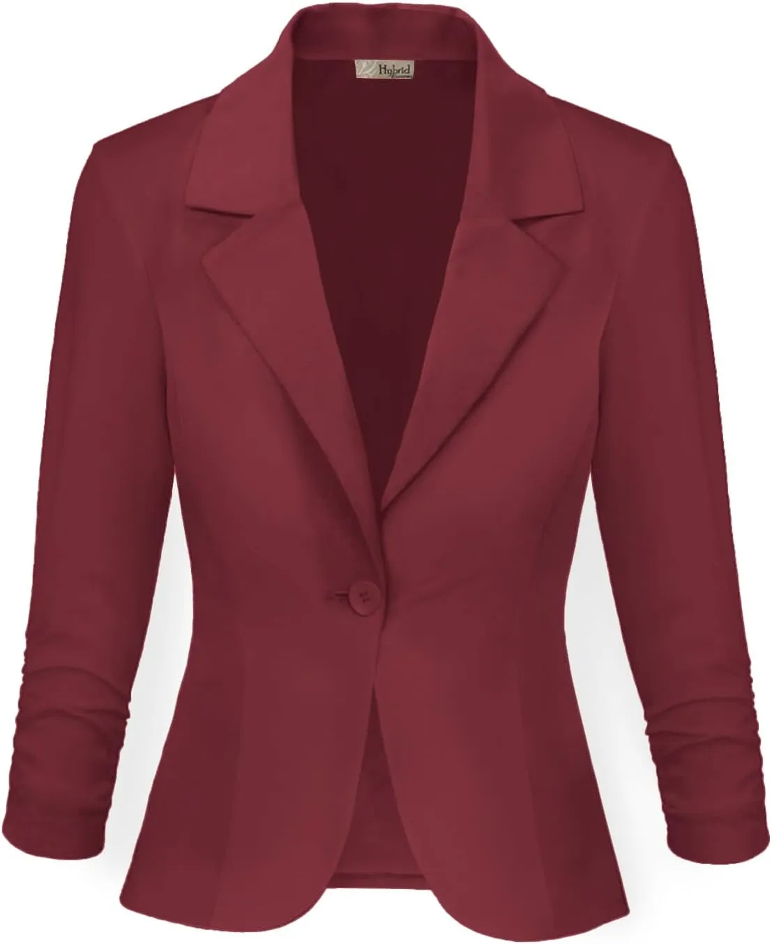 Hybrid & Company Women Super Comfy Ponte Office Blazer