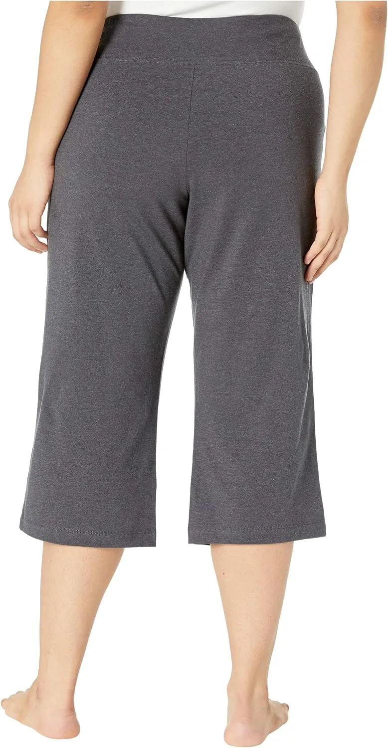 Jockey Women's Active Cotton Stretch Slim Flare Capri