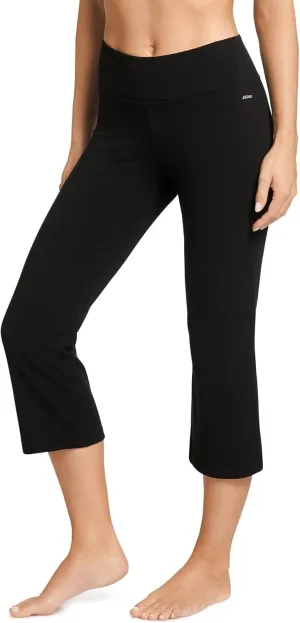 Jockey Women's Active Cotton Stretch Slim Flare Capri