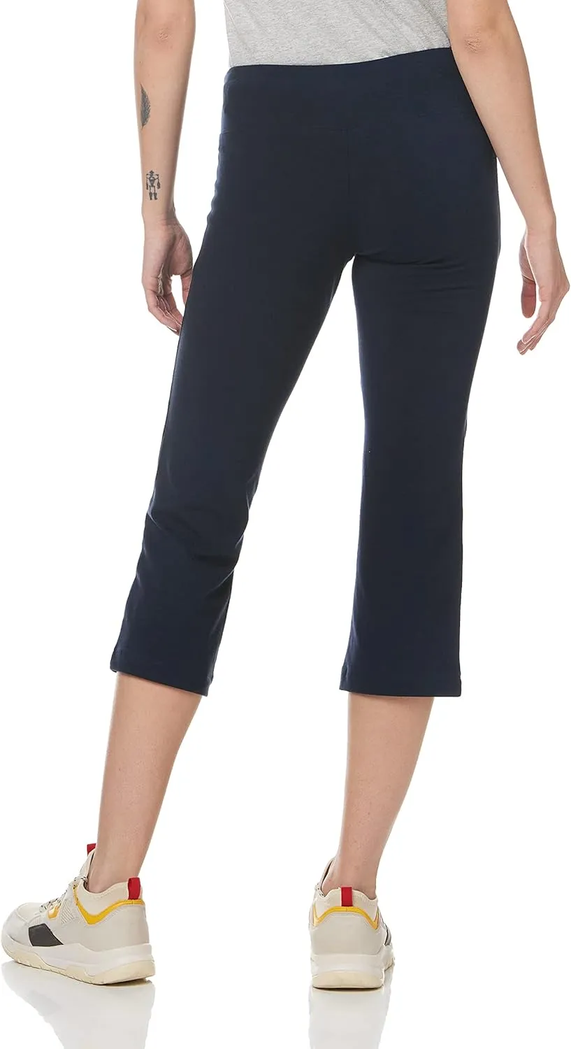 Jockey Women's Active Cotton Stretch Slim Flare Capri