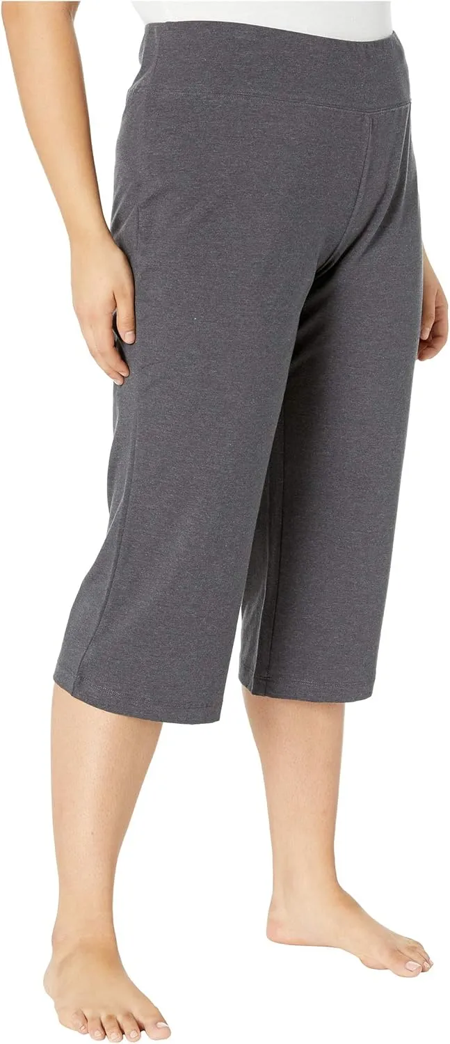 Jockey Women's Active Cotton Stretch Slim Flare Capri