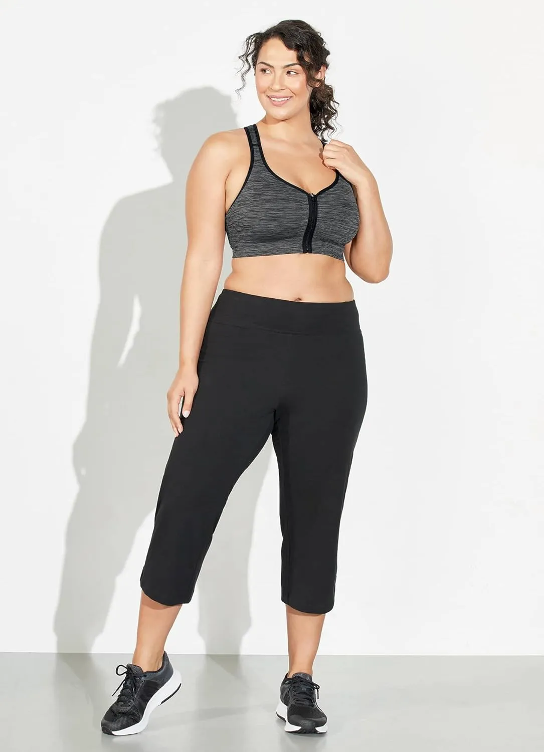 Jockey Women's Active Cotton Stretch Slim Flare Capri