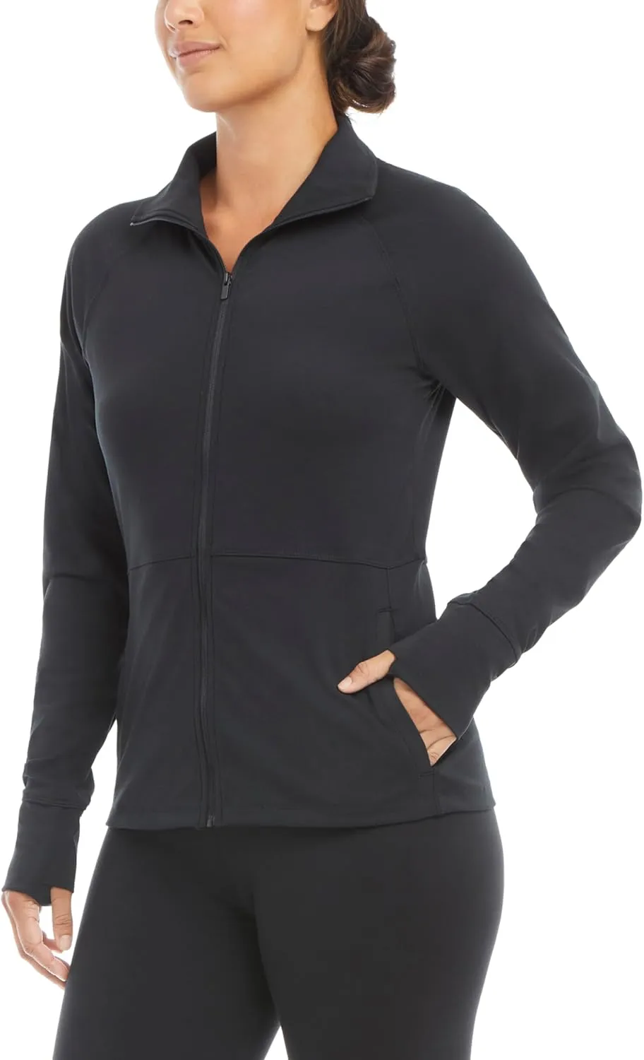 Jockey Women's Full Zip Active Yoga Jacket