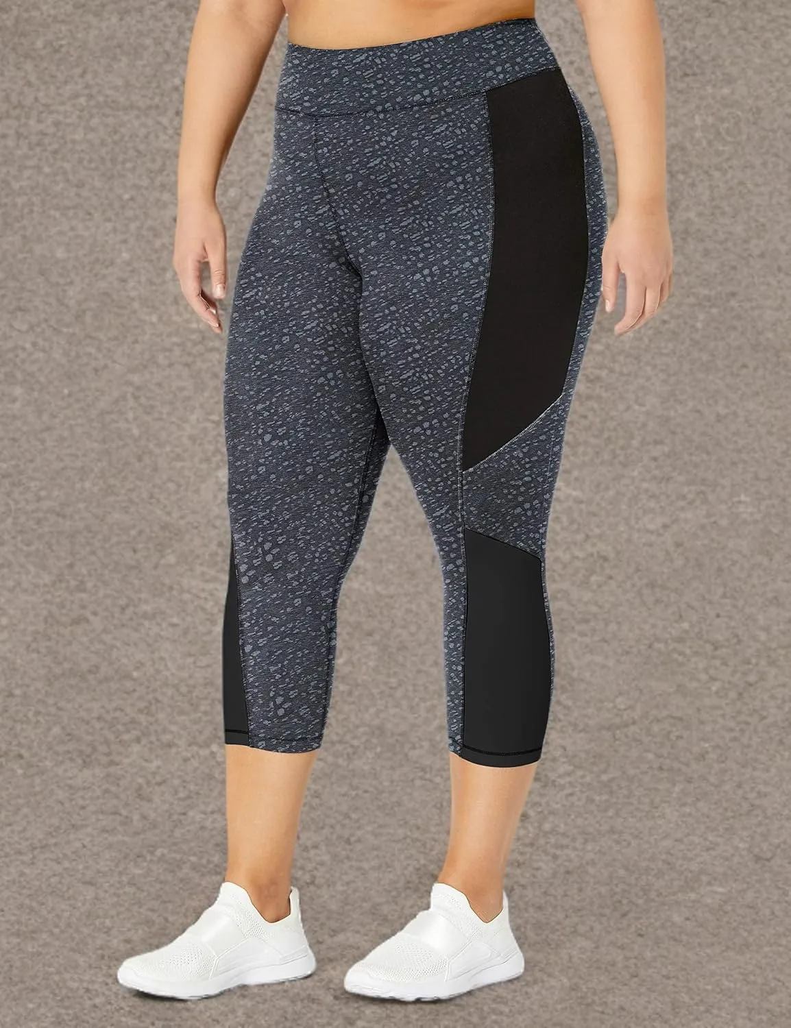 Just My Size Women's Active Pieced Stretch Capri