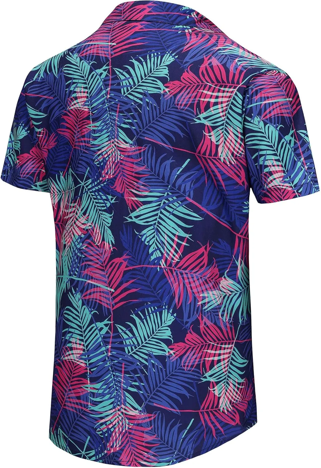 KYKU Funky Hawaiian Shirt for Men Palm Beach Shirts Tropical Vacation Clothes