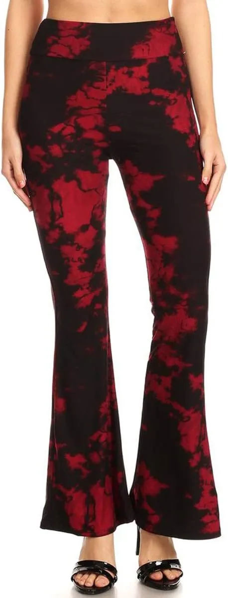 Leggings Depot Women's Ultra Soft Popular Printed Stylish Palazzo Pants BAT3
