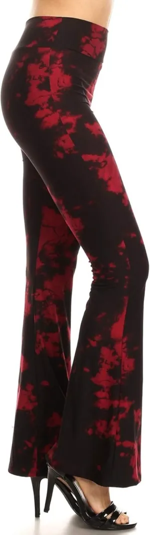 Leggings Depot Women's Ultra Soft Popular Printed Stylish Palazzo Pants BAT3