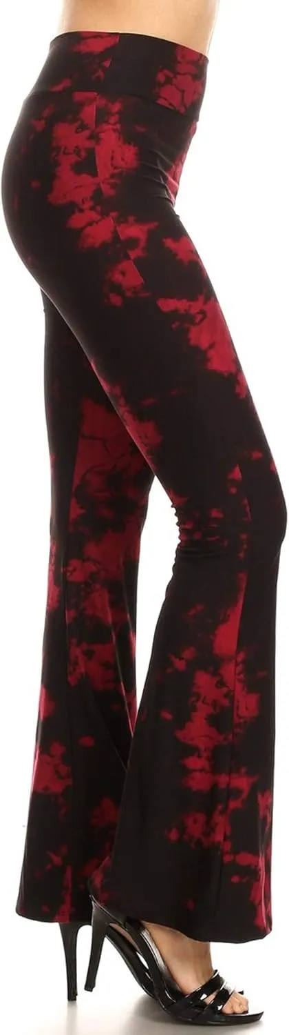 Leggings Depot Women's Ultra Soft Popular Printed Stylish Palazzo Pants BAT3