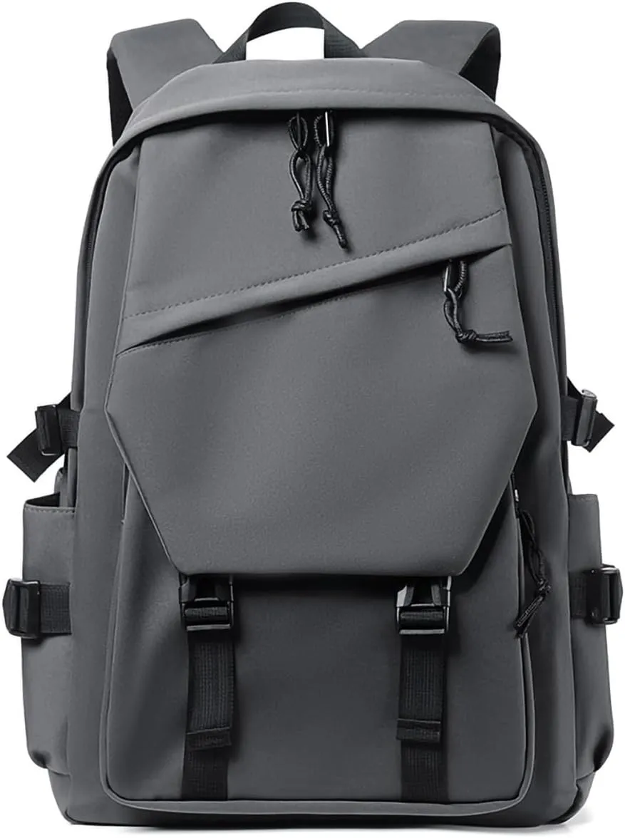 Leisure, College Backpack, Outdoor Travel Backpack, Stylish Lightweight Backpack. (Grey)