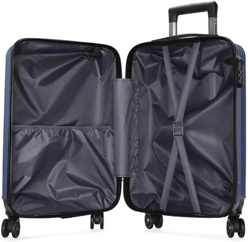 Lightweight Suitcases 20inch Lightweight Hardside 4-Wheel Spinner Travel Luggage,Scratch-resistant Carry-on Suitcase Trolley