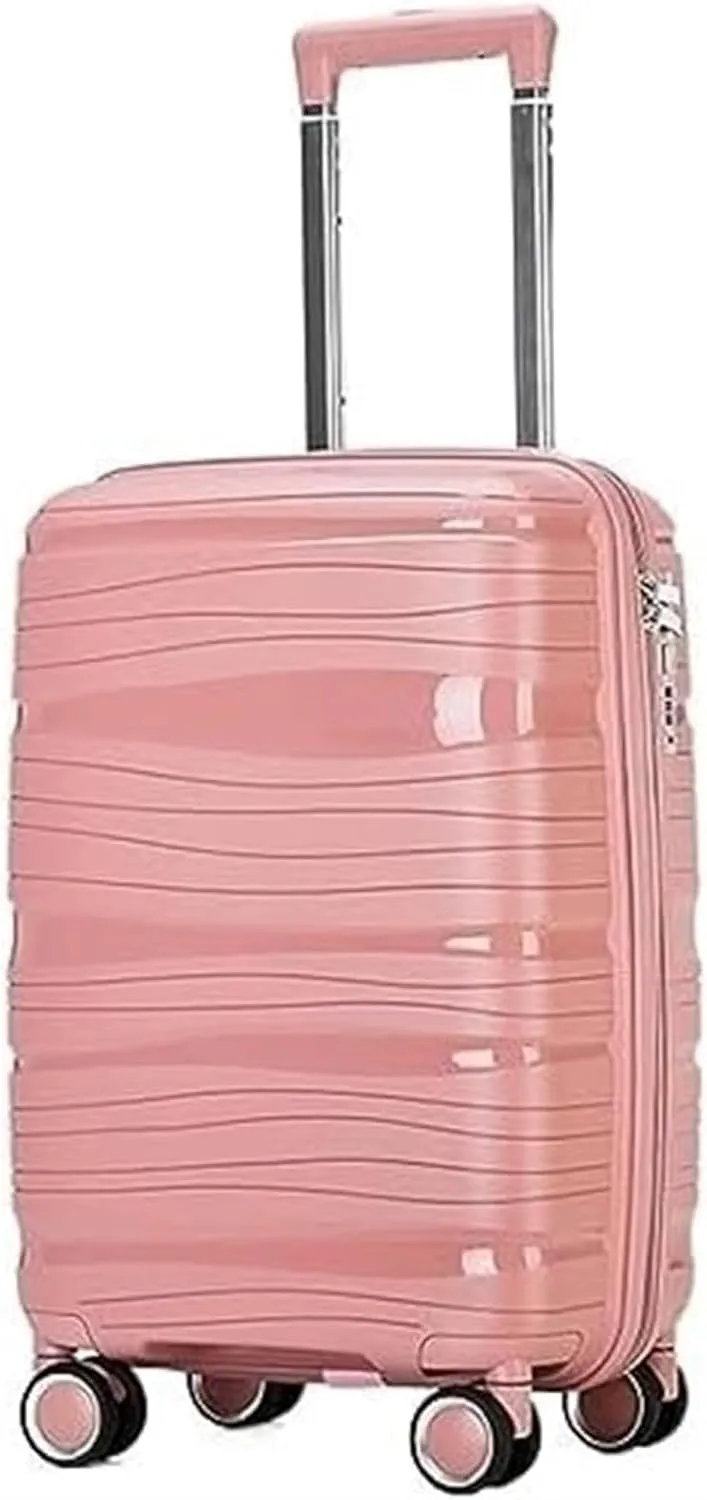 Lightweight Suitcases Travel Suitcase with Spinner Wheels,Lightweight Ergonomic Handles,Carry On Luggage Suitcase Trolley