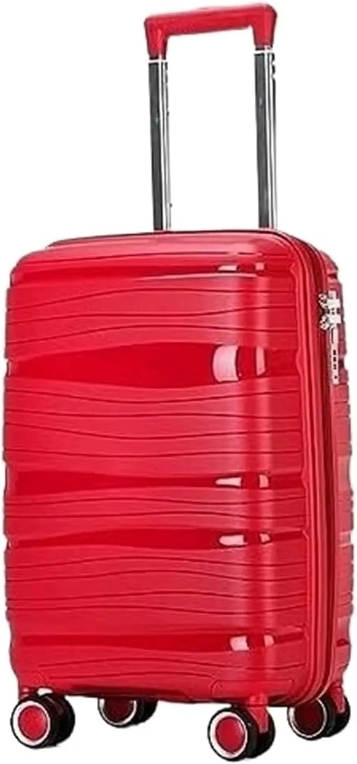 Lightweight Suitcases Travel Suitcase with Spinner Wheels,Lightweight Ergonomic Handles,Carry On Luggage Suitcase Trolley