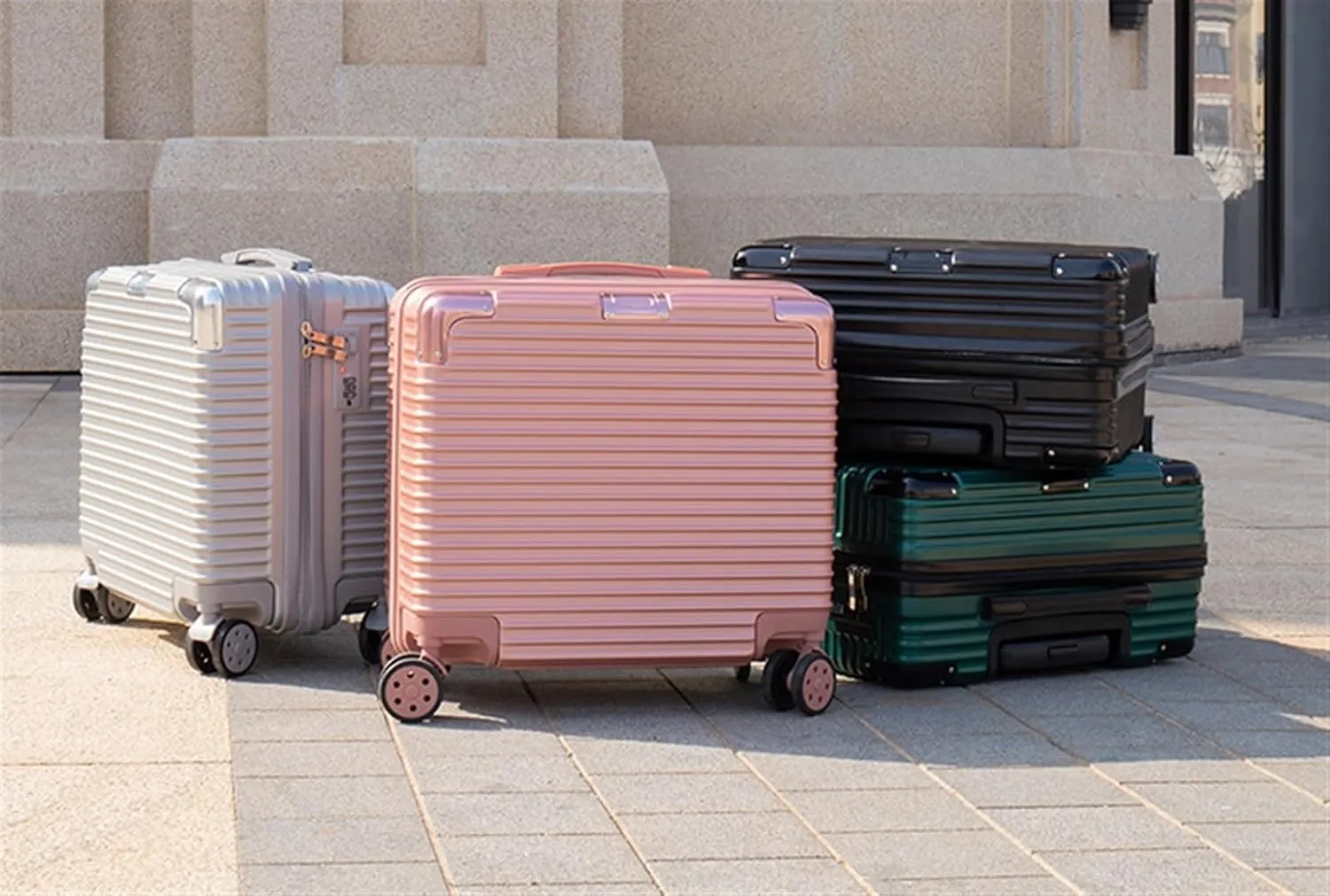 Lightweight Suitcases Underseat Luggage with Spinner Wheels Lightweight Hardshell Underseater Carry On Luggage for Airplanes Suitcase Trolley