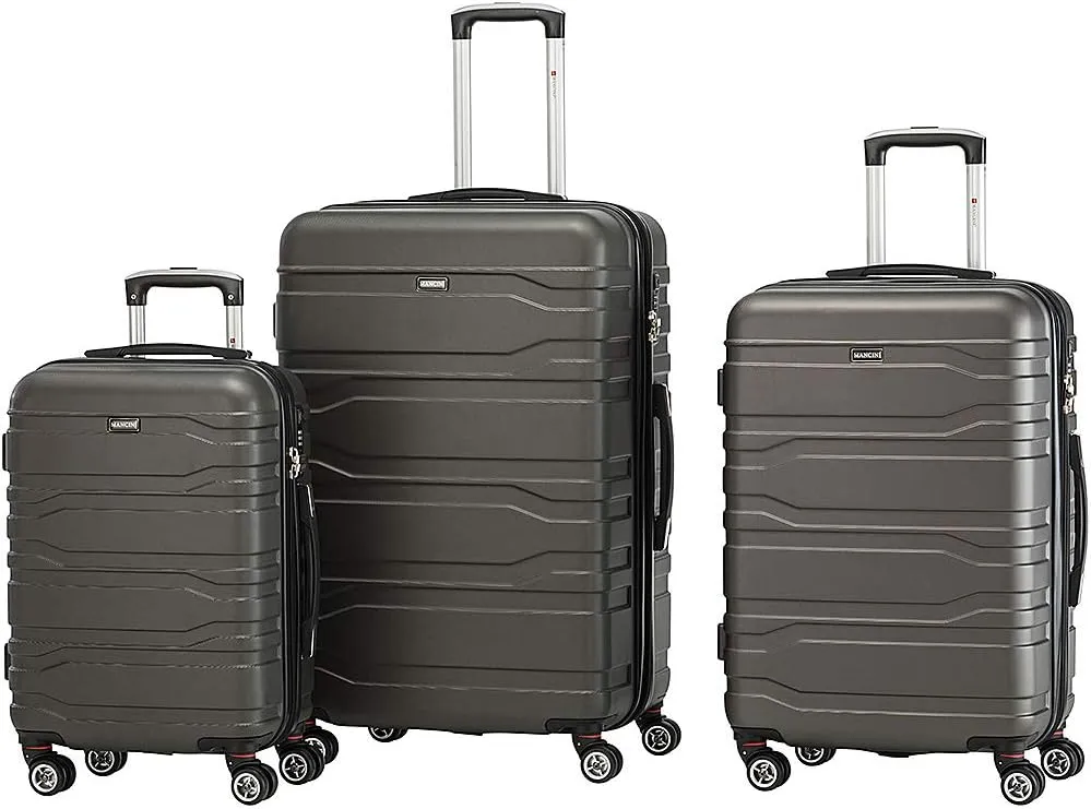 Mancini San Marino Lightweight Spinner Luggage Set