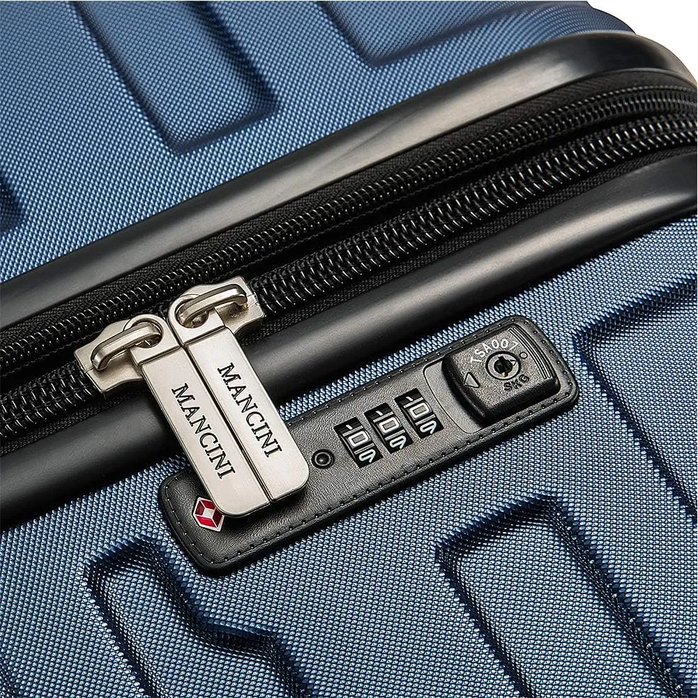 Mancini San Marino Lightweight Spinner Luggage Set
