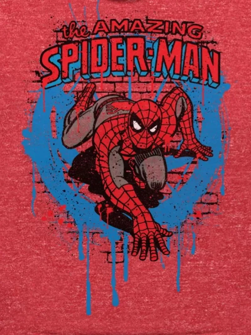Marvel Boys' Spiderman Lightweight Pullover Hoodie