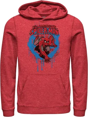 Marvel Boys' Spiderman Lightweight Pullover Hoodie