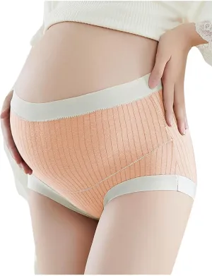 Maternity Underwear Pregnancy Postpartum Panties Cotton Low Rise Briefs Comfy Stretch Breathable Panty Underpants