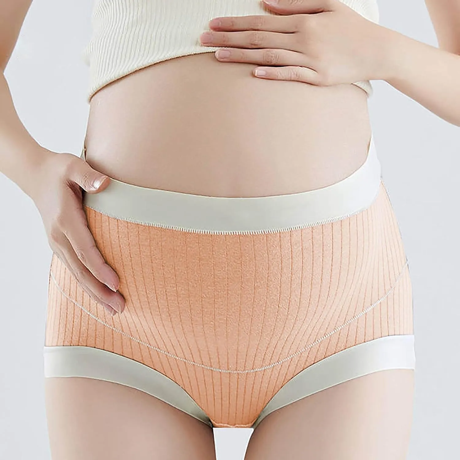 Maternity Underwear Pregnancy Postpartum Panties Cotton Low Rise Briefs Comfy Stretch Breathable Panty Underpants