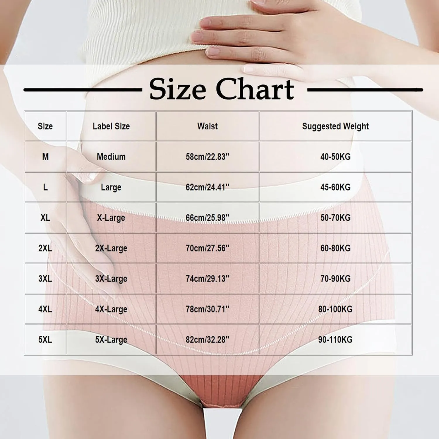 Maternity Underwear Pregnancy Postpartum Panties Cotton Low Rise Briefs Comfy Stretch Breathable Panty Underpants