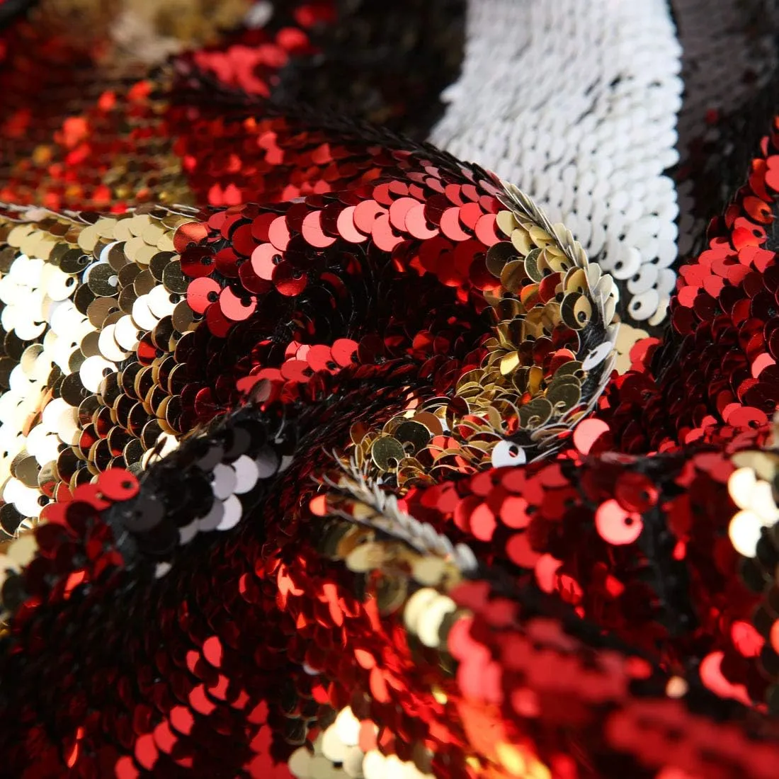 Men Stylish Two Color Conversion Shiny Sequins Blazer Suit Jacket