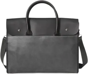 Men's Faux Leather Briefcase, Stylish Design, Ideal for Work And Travel