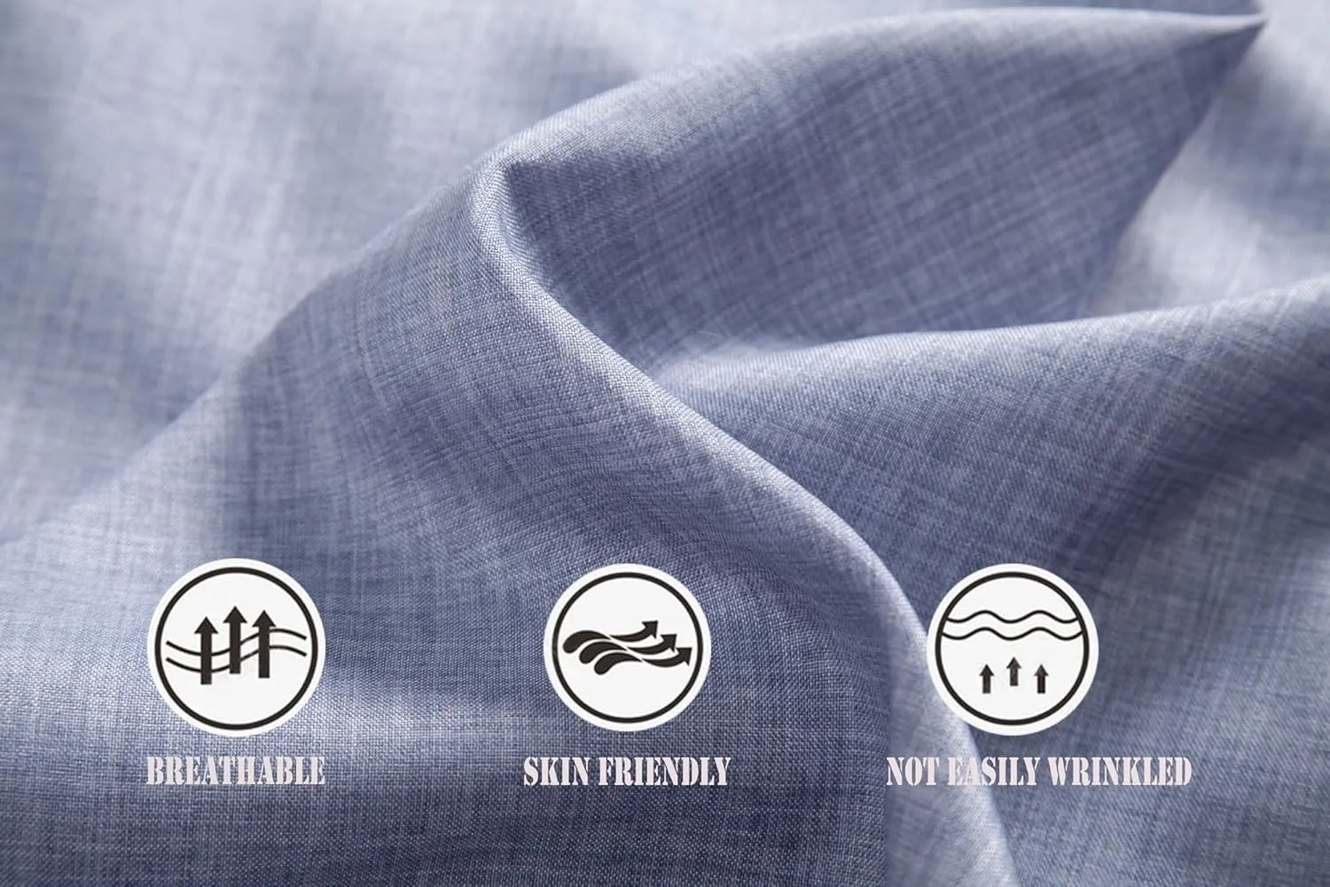 Mens Long Sleeve Casual Fancy and Stylish Linen Blended Shirts