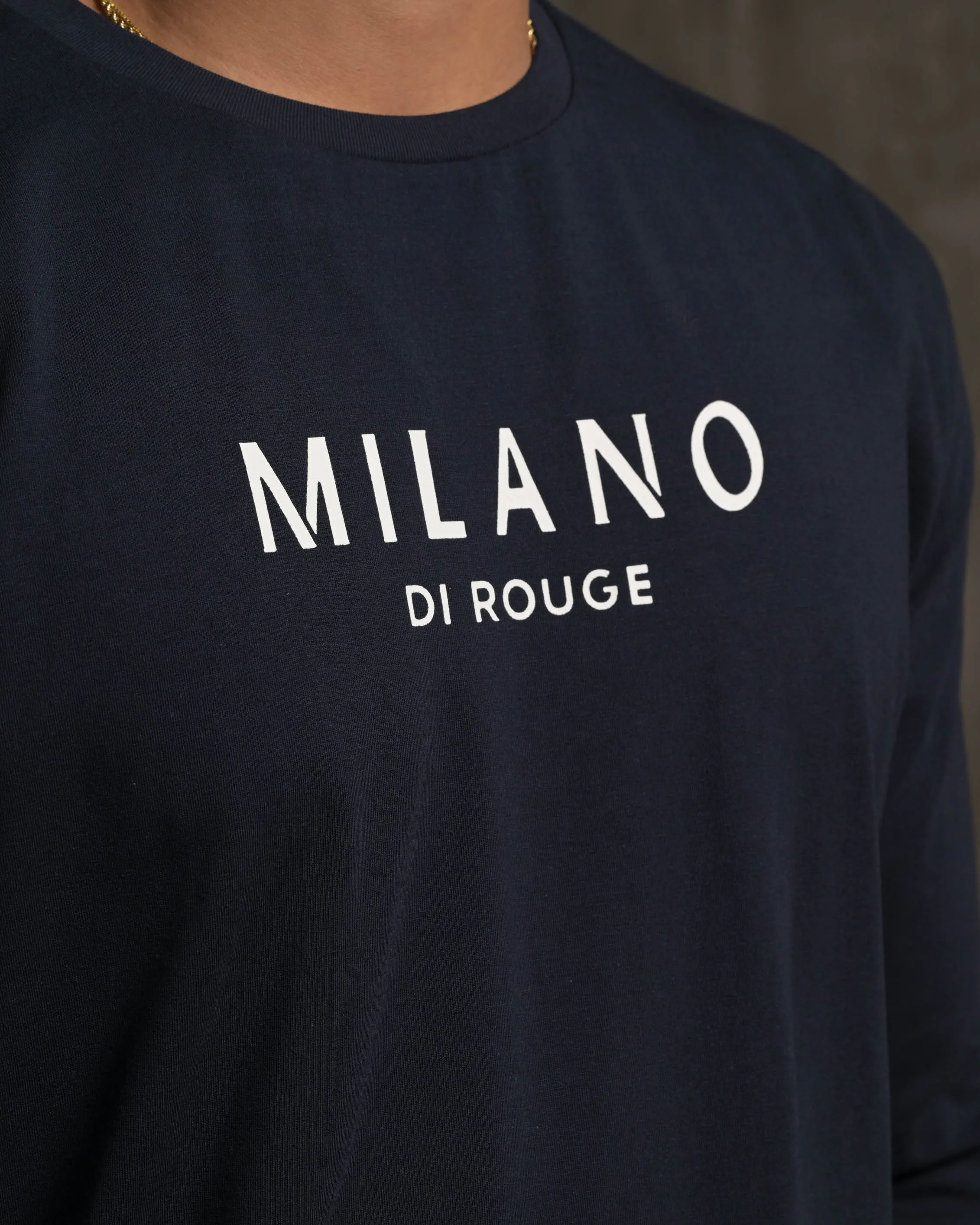 Men's Long Sleeve Lux Signature Tee