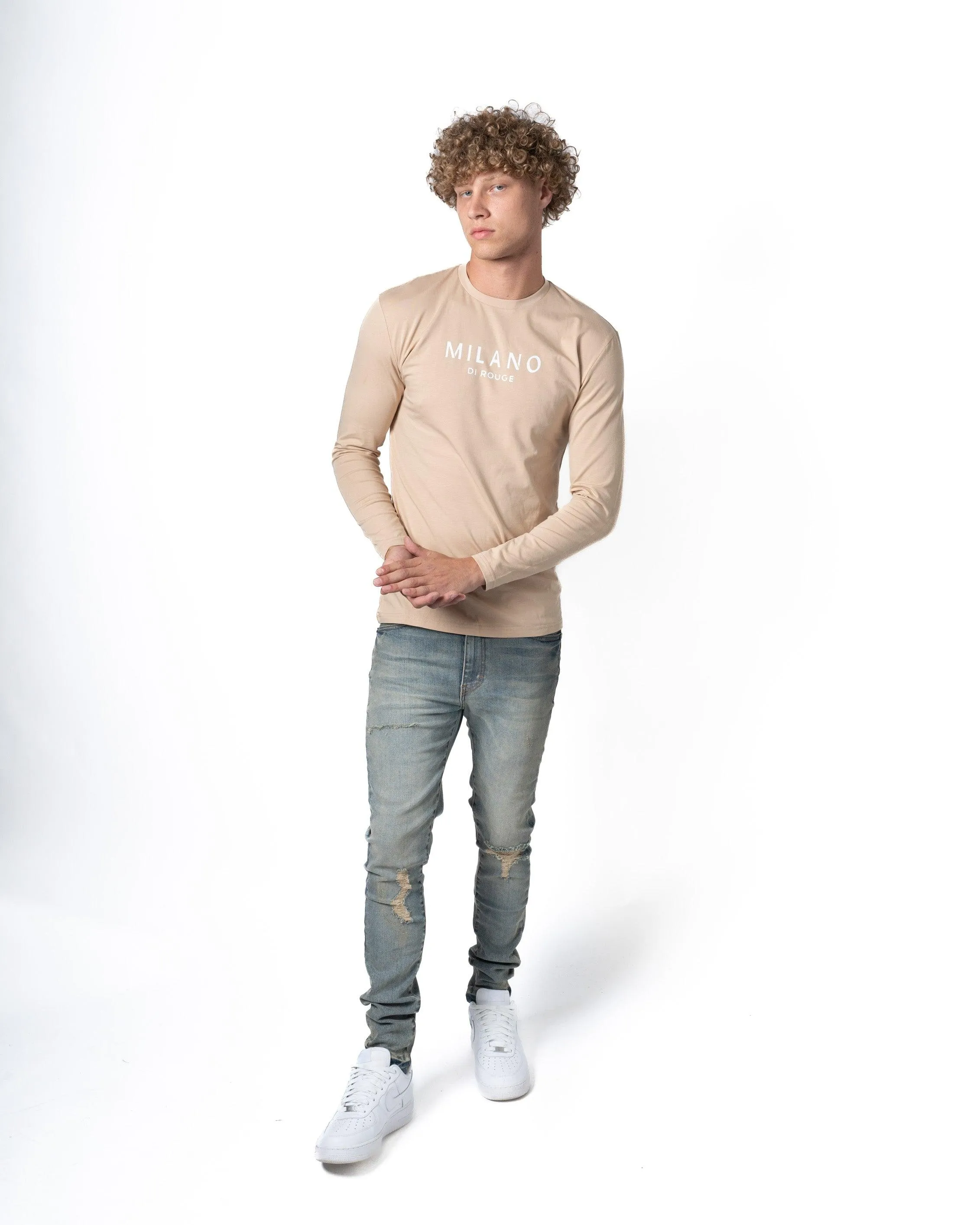 Men's Long Sleeve Lux Signature Tee
