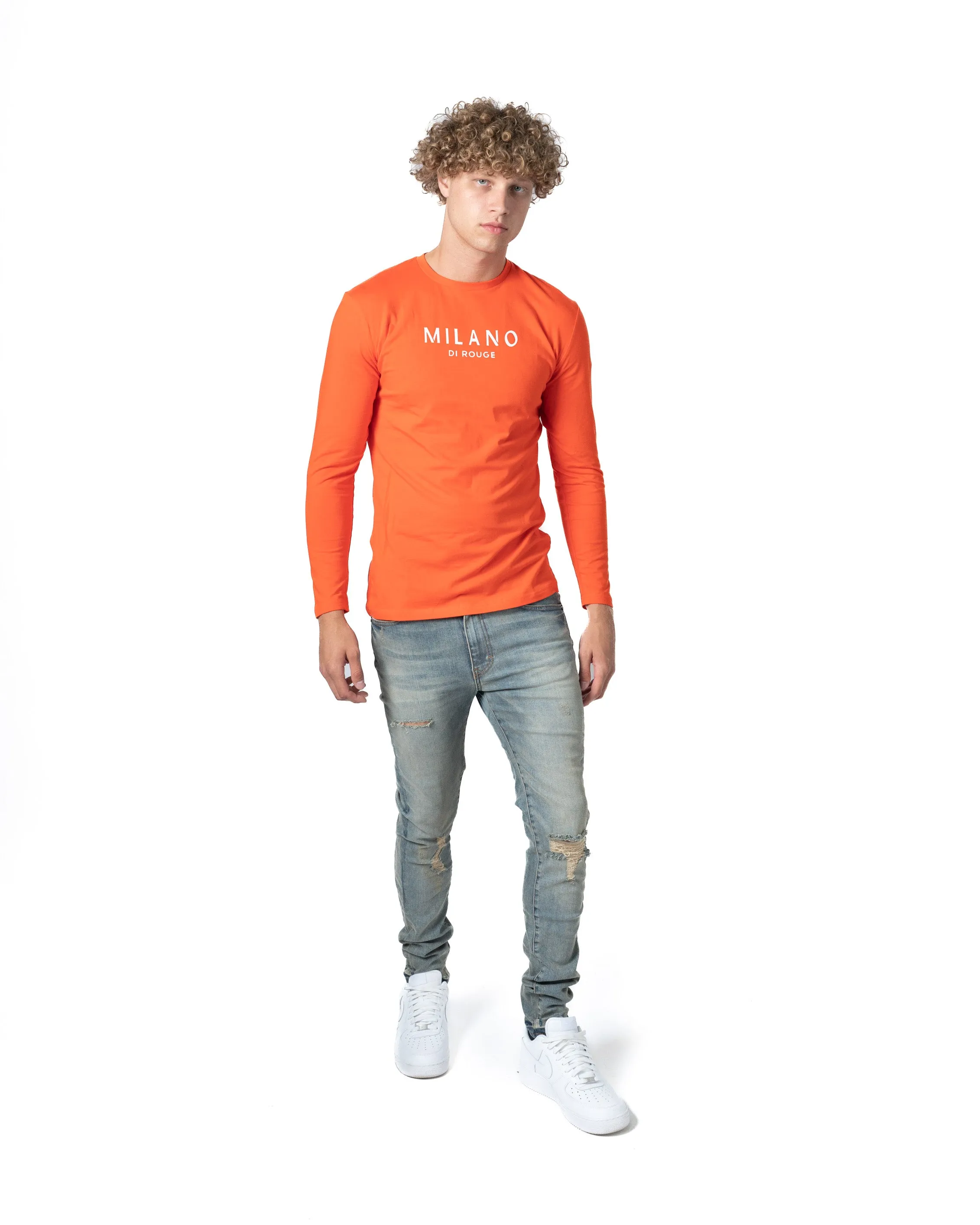 Men's Long Sleeve Lux Signature Tee