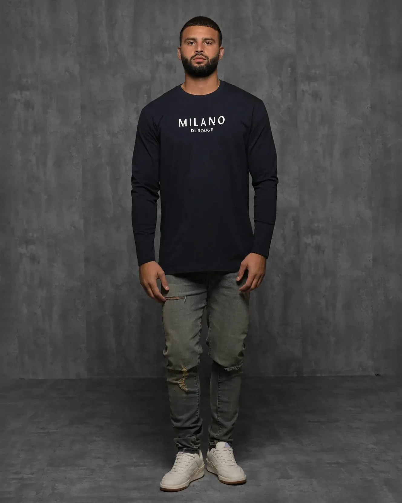 Men's Long Sleeve Lux Signature Tee