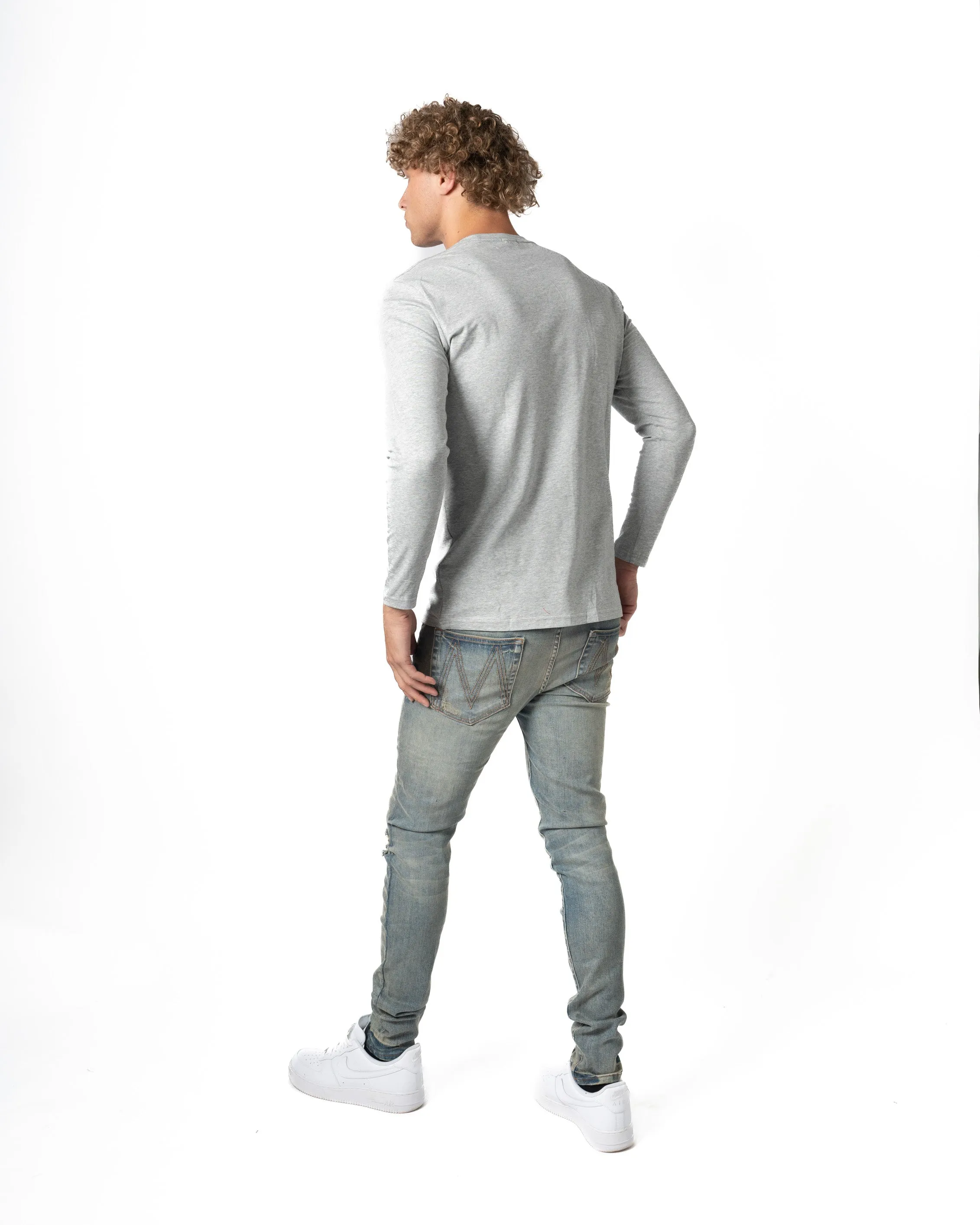 Men's Long Sleeve Lux Signature Tee
