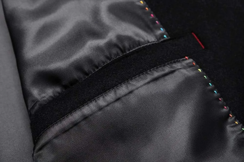 Men's Stylish Wool Blend Double Breasted Long Pea Coat