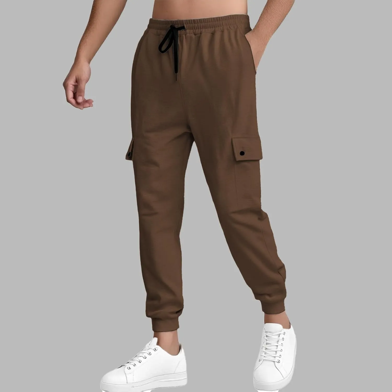 Mens Sweatpants with Pockets Jogger Jeans Linen Thermal Stretch Hiking Joggers Resort Wear Yoga Big and Tall Cargo