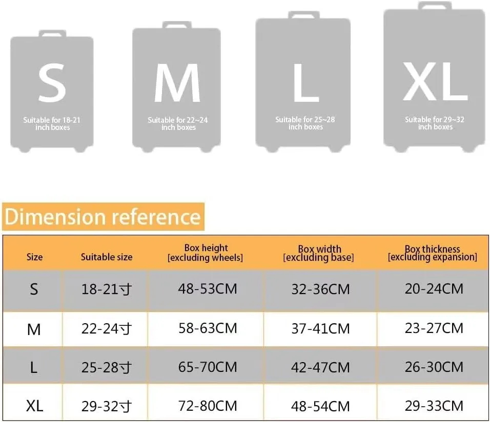 Mumeson Basketball Luggage Cover, Lightweight Scratch-Resistant Fit 18-32 Inch Suitcase Lightweight Luggage Cushion Cases Protectors Covers