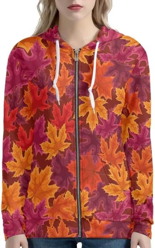 Musical Notes Women's Zip Up Hoodies Cute Pig Casual Comfy Pullover Boho Mandala Dragonfly Long Sleeve Sweatshirt